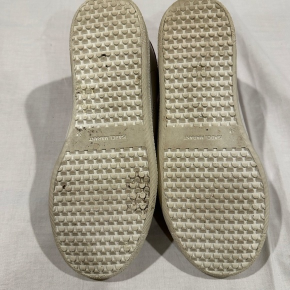 Isabel Marant Low Top Leather & Suede Sneakers - Picture 5 of 7
